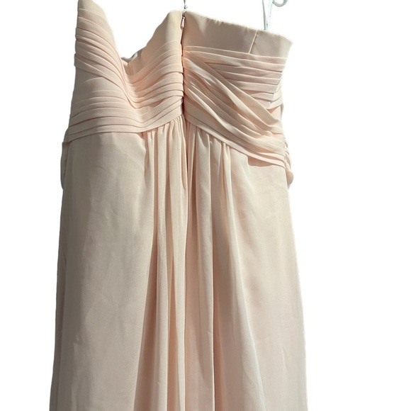 EUC David's Bridal dress size 20 light pink bridesmaid - Picture 3 of 15